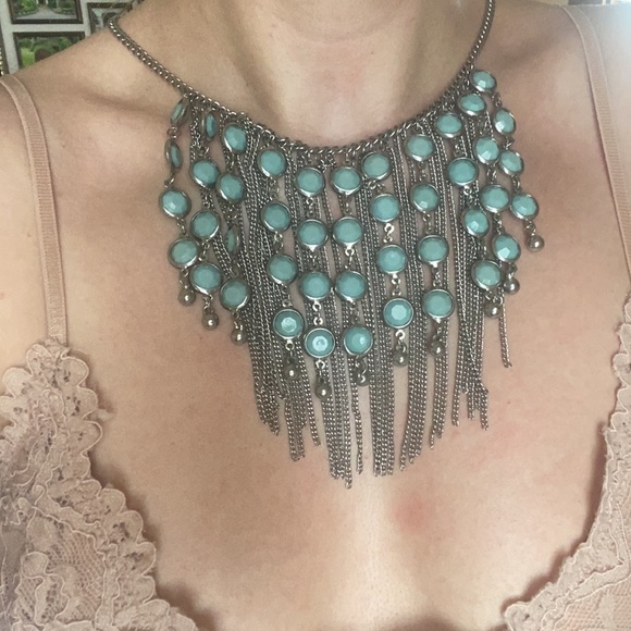 Boho-Chic Fringe Necklace - Picture 4 of 4